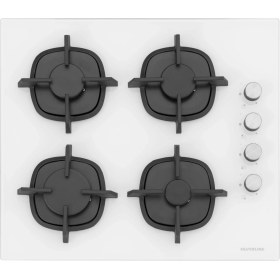 Resim Silverline Beyaz Cam Ankastre Set 3490 Oslo Beyaz Davlumbaz - CS5343W01 Ocak - BO65E1W01 Fırın 