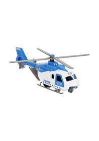 Resim Çek Bırak Metal Helikopter 20 Cm - Mavi 