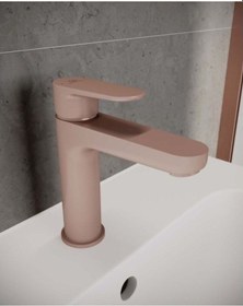 Resim Ideal Standard Cerafine Lavabo Bataryası, Mat Pembe Bd131ro Pembe 
