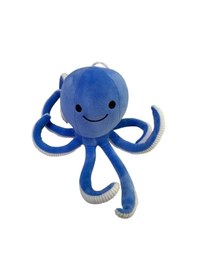 Resim Sevimli Ahtapot Peluş Oyuncak 30 Cm Mavi 
