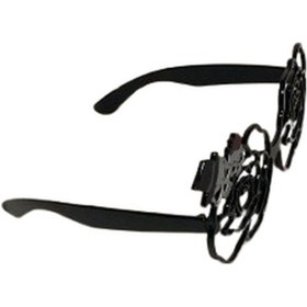 Resim Cadılar Bayramı-halloween Parti Gözlüğü Kuru Gül Temasının Üstünde Kuru Kafalı İskeletli Korku Gözlüğü Diğer 