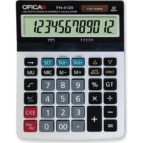 Resim Ofica Hesap Makinesi Masa Tipi 12 Hane TAX'lı FH-4120 