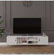 Resim Asra Trend %100 MDFLAM Tv Ünitesi Beyaz T-09 