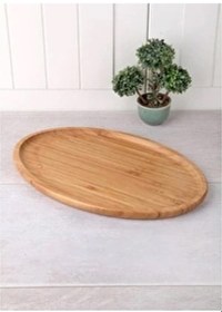 Resim Bambu Sunum Tabağı 28x18 Cm Bls Bs-2818 