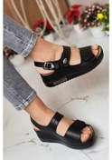 Resim Neon Shoes Arini Günlük Çift Cırt Cırtlı Anatomik Ortopedik Taban Kadın Yürüyüş Sandalet 001 