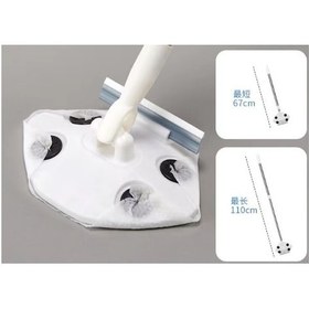 Resim Islak Mendil Uyumlu Pratik Çek Çekli Mop 4741 Açık Gri 