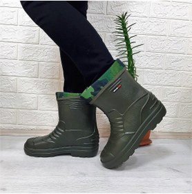 Resim AkınalBella 026 Eva Kısa 23cm Hafif Çoraplı Avcı Balıkçı Günlük Çizme 