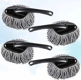 Resim ibasenice 4 Adet Araba Temizleme Aracı Otomatik Silgi Araba Balmumu Fırçası Araba Temizleme Paspası Araba Yıkama Fırçası Araç Fırçası Oto Yıkama Fırçası Temizlik Için Silgi Mini Aksesuarlar 