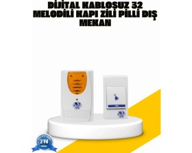 Resim Shopwave Kablosuz Kapı Zili Kolay Kurulumlu Modern Kullanım 