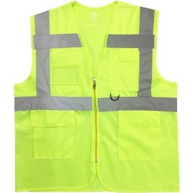 Resim Mühendis Tipi Ikaz Yeleği - Sarı 