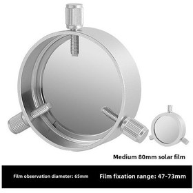 Resim Yuntech01 Güneş Filmi Güneş Görüşü Ve Akrep Gözlemi İçin 80-250mm Çaplı Astro Filtre Blok Xy240210 