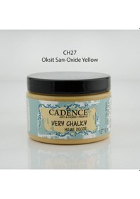 Resim Cadence Very Chalky Home Decor Ch27 Oksit Sarı 150Ml 