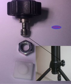 Resim SLIK SLİK 506QF Tripod Orta Kanat Sıkma Vidalar 