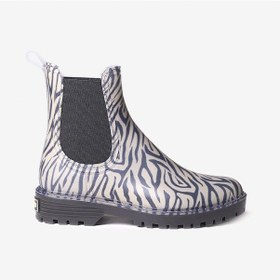Resim Yağmur Botu Kadın Diğer Calvi Toni Pons Ankle Boot Water Zebra Bej - Lacivert 