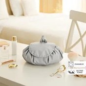 Resim Fonksiyonel Su İtici Leke Tutmaz Kumaş Düzenleyici Seyahat Tipi Makyaj Çantası Ø 50 Cm Ocean Home Textile