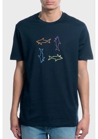 Resim Paul & Shark Erkek T Shirt 24411088 013 Lacivert Lacivert 