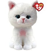 Resim TY Beanie Boos Beyaz Kedi Amelia 15 Cm 