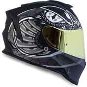 Resim Origine Dinamo Fighter MatSiyah-Titanium-Beyaz Kask 