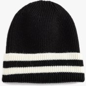 Resim Erkek Çizgili Katlı Bere 