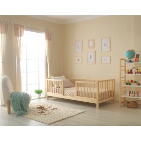 Resim Nova - Natural Orta Kapılı Karyola 