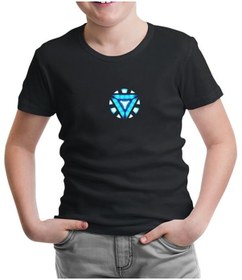 Resim Arc Reactor 1 Siyah Çocuk Tshirt 