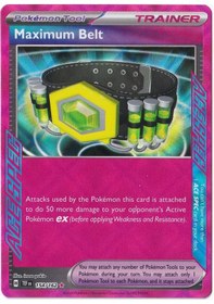 Resim Maximum Belt 154 - Pokemon Temporal Forces - Pokemon Kartı Mint 
