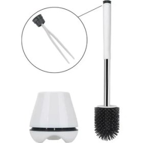 Resim Xhang Tuvalet Fırçası 360 Derece Temizleme Aracı 2 Tip Banyo Aksesuarları ve Tutucu Seti Zemin Duran Yumuşak Fırça | Tuvalet Fırçası Tutucular (Yurt Dışından) 