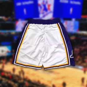 Resim Lakers Retro Basketball Şort - Beyaz / XL 