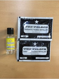Resim TekYıldız Kumaş Boyası Siyah 2 Paket+sabitleme 1paket 