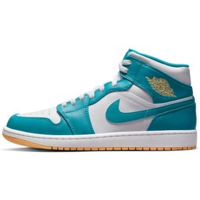 Resim Air Jordan 1 Mid Erkek Basketbol Ayakkabısı 