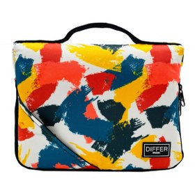 Resim Differ Studio 10'' & 11'' Inç Fırça Desenli Siyah Ipad/tablet Çantası/kılıfı 