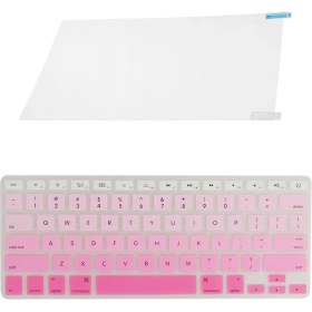 Resim Mat Ekran Koruyucu Film + Macbook Air 13 Için Silikon Klavye Kapağı " 