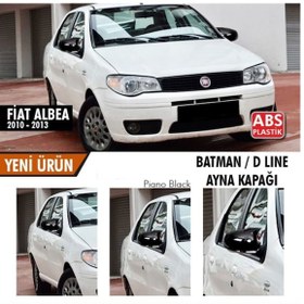 Resim Fiat Albea 2010-2013 Model Uyumlu Sağ Sol Yarasa Ayna Kapağı 2li 