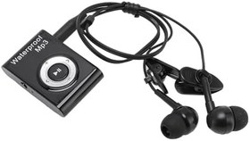 Resim Su geçirmez MP3 Çalar, Yüzme Müzik Çalar Kısa Kordon Sualtı Kulaklıkları ile 8GB Bellek Dahili, Yüzme, Dalış, Bisiklet, Koşu için IPX8 Sualtı MP3 Çalar (BLACK) 