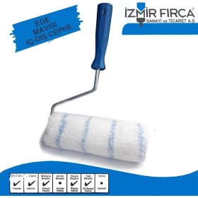 Resim Kaia Life Izmir Fırça Ege Mavisi Iç Dış Cephe Boya Rulosu 25 cm 