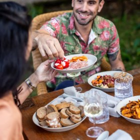 Resim Koziol 4'lü Tabak 24 cm Mercan 