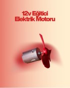 Resim AYMAGNET Elektrik Üreten Mini Dc Dinamo Motor, 12v Eğitici Elektrik Motoru 