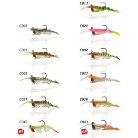 Resim Osaka Caridina Shrimp 7.62 Cm 6.5 Gr Silikon Karides Yem (527556899) 