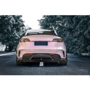 Resim Tesla Y Model Turbo Bagaj Üstü Spoiler Pianoblack 