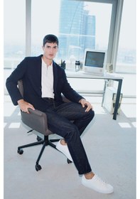 Resim Defacto Modern Fit Düğmeli Cepli Blazer Ceket F2347ax25aunv163 Lacivert 