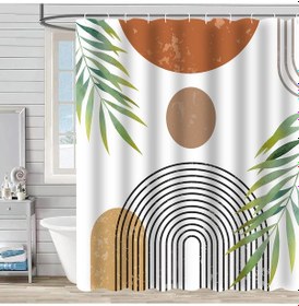 Resim Adet. Kuşlu Duş Perdesi, 183 Cm Genişlik X 183 Cm Uzunluk, Çok Renkli - Kuşlu Çiçek Desenli - Eğlenceli Ve Esprili Kuşlu Duş Perdesi - Rustik, Sahil Ve Bohem 