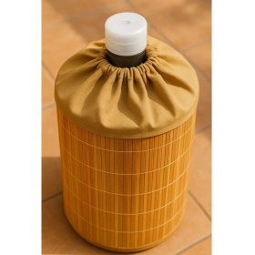 Resim Empressco Doğal Bambu Hasır Damacana Kılıfı, Şık ve Estetik Su Sebili Kapak Örtüsü 