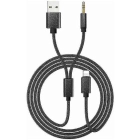 Resim Bmw Ve Mini İpod İphone 6 7 8 X Xs Xr Arayüz Ses Usb Kablosu Aux Adaptörü 