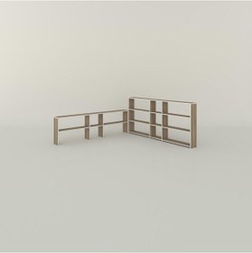 Resim Kenzlife Kitaplık Süper Ga 150 200 19 Crd 5 Katlı 3 Bölme Çift Bölme Opsiyonlu Ofis Mutfak Banyo Dolabı Arkalıksız Çok Renkli 