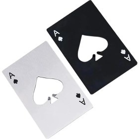 Resim Valkyrie 4 Adet Poker Kart Paslanmaz Çelik Şişe Açacağı 