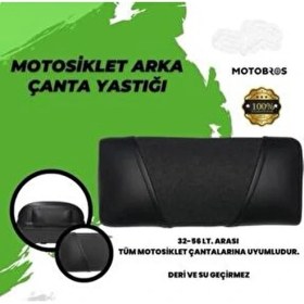 Resim Bike Sky Motosiklet Arka Çanta Yastığı Su Geçirmez Visco Konfor Malzemesiyle Rahat Sürüş 