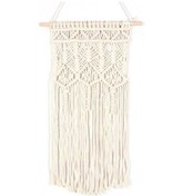 Resim Besthome1 Northik Dokuma Pamuklu Duvar Örtüsü - 35x75cm Bej, Ev Dekoru İçin Dayanıklı Aksesuar 