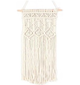 Resim Besthome1 Northik Dokuma Pamuklu Duvar Örtüsü - 35x75cm Bej, Ev Dekoru İçin Dayanıklı Aksesuar 