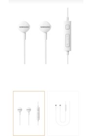 Resim Samsung Azurtech Kulak Içi Kulaklık Mikrofonlu Beyaz Eo-hs1303wegww 