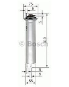 Resim BOSCH 450905960 BENZİN FİLTRESİ BMW 5 BMW 7 BMW X5 520I 4.4 V8 